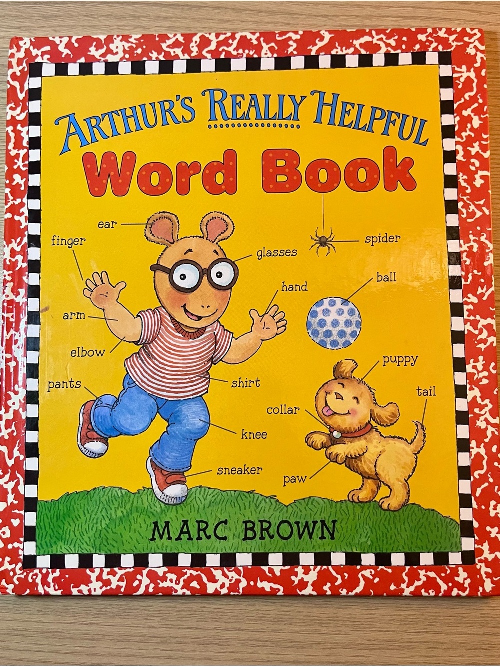 Vintage 1997 Marc Brown Arthurs Really Helpful Word Book Hardcover PBS Kids